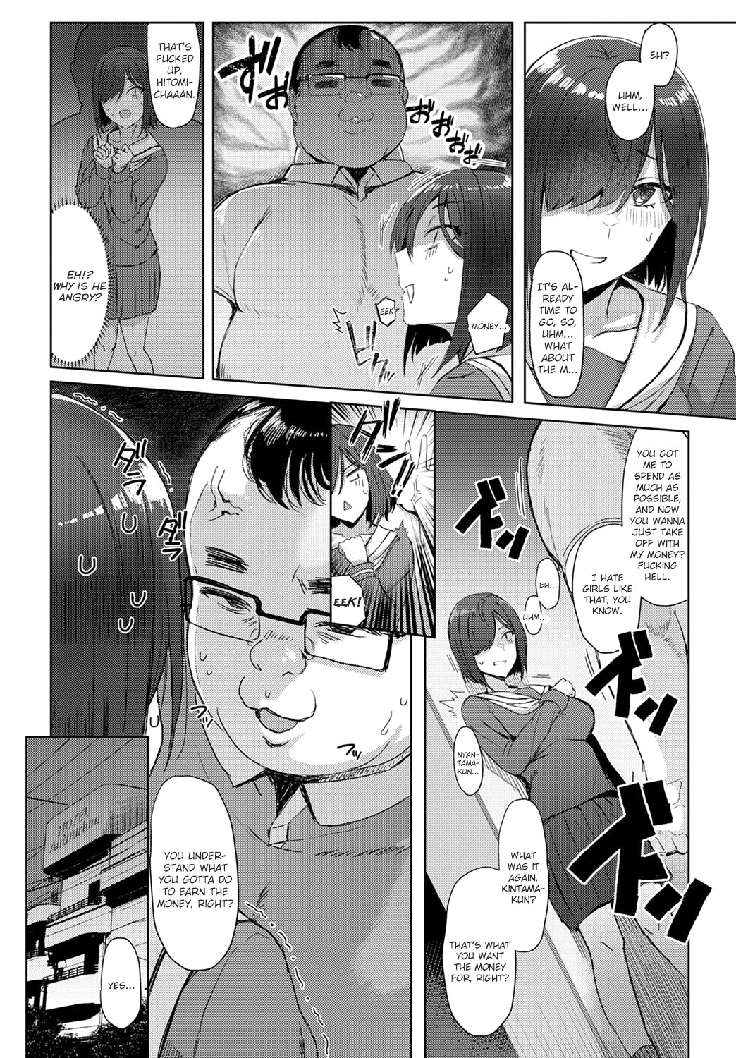 Hentai Manga Comic-Yo, Hitomi-chan Says She's Doing Sugar Dating to Roll Her Favorite Character-Read-5